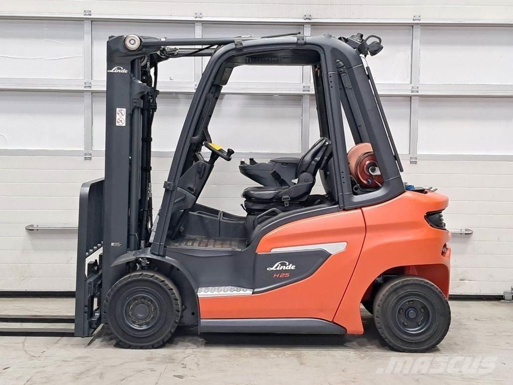 Linde H25T-01 天然气叉车