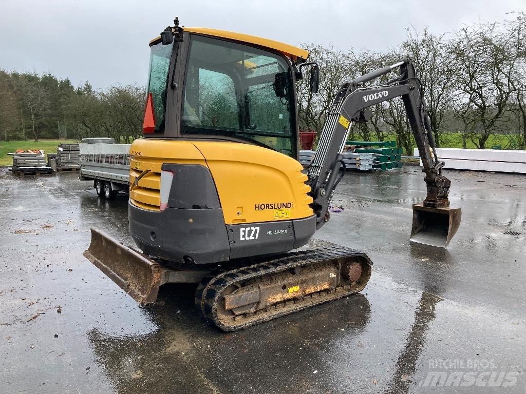 Volvo Ec27 小型挖掘机
