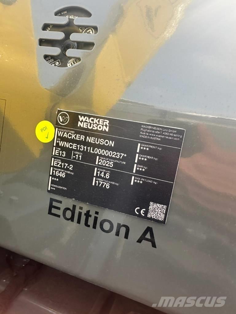 Wacker Neuson EZ 17 小型挖掘机