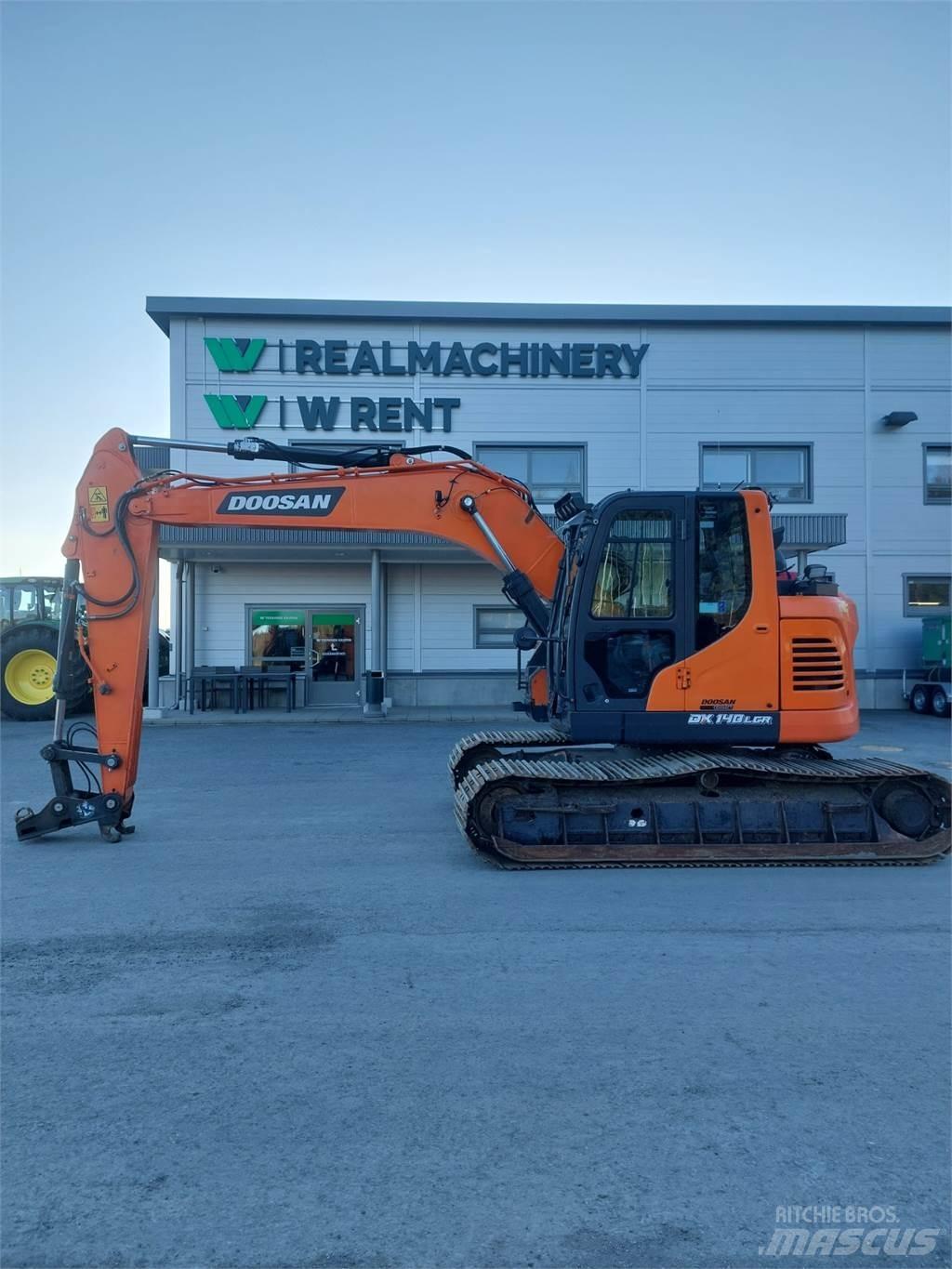 Doosan DX 140LCR 7 履带挖掘机