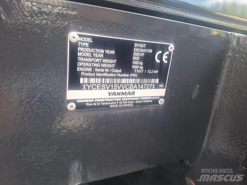 Yanmar SV 15 VT 小型挖掘机
