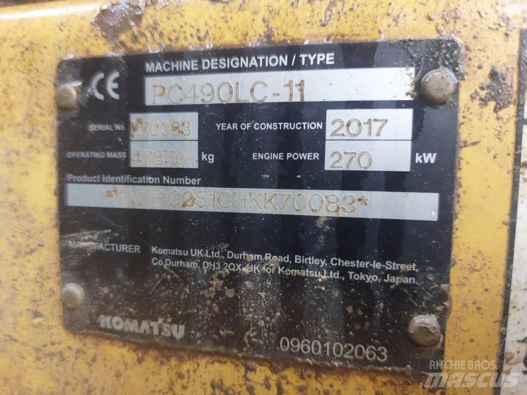 Komatsu PC490LC-11 履带挖掘机