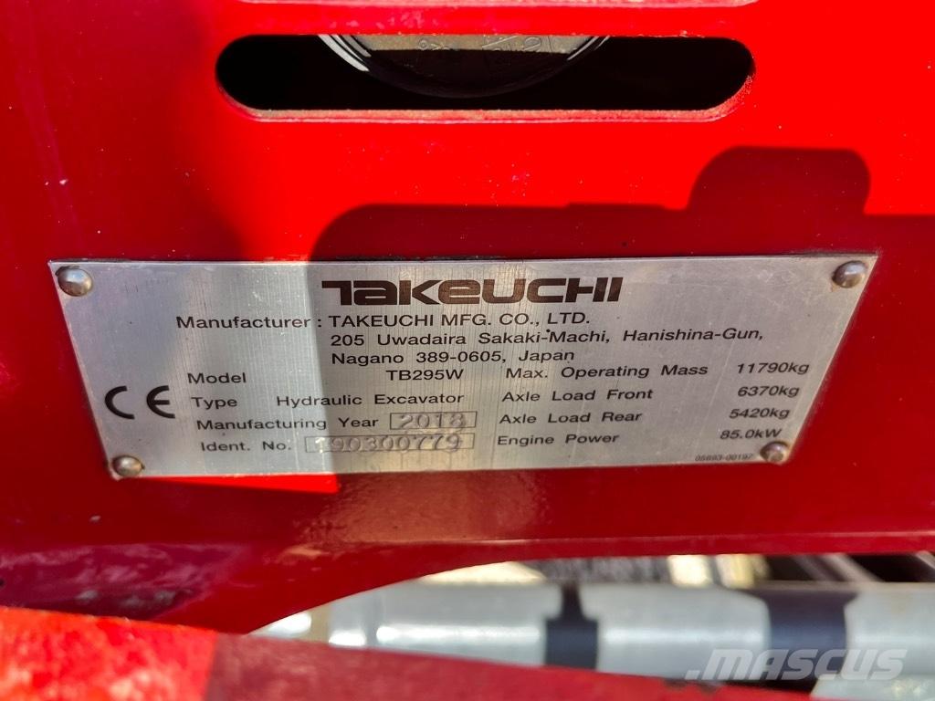 Takeuchi TB 295 W 轮式挖掘机