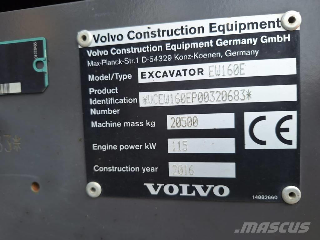 Volvo EW 160 E 轮式挖掘机
