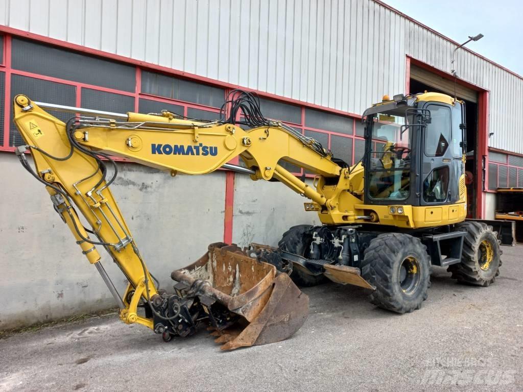 Komatsu PW 98 MR 轮式挖掘机