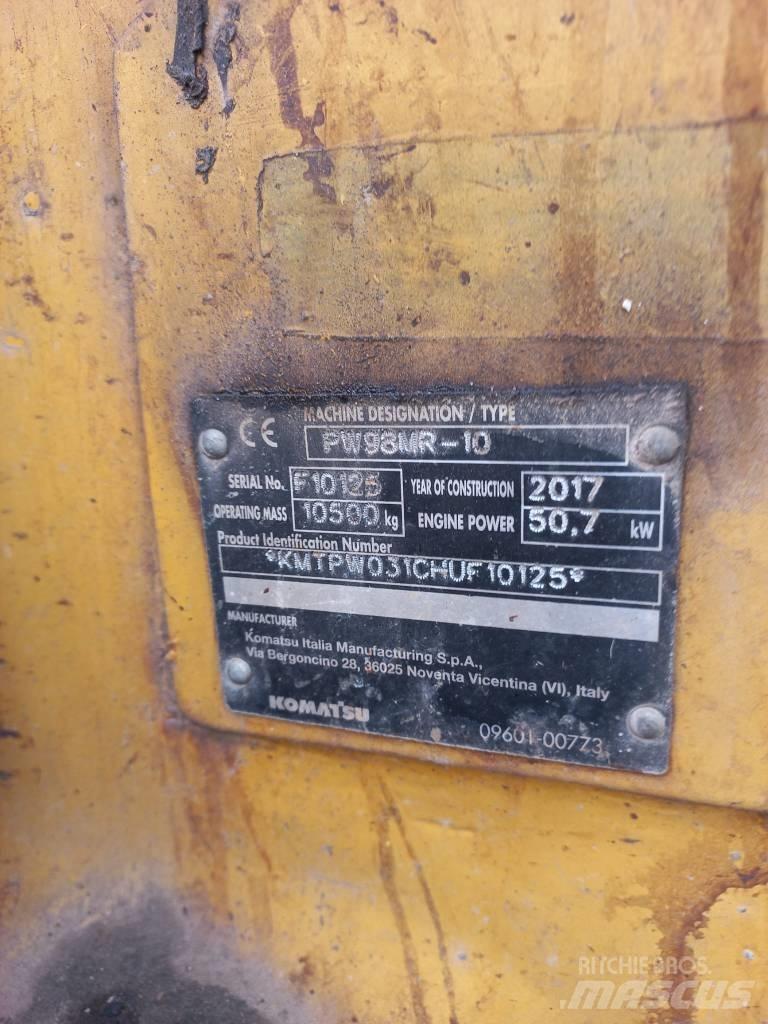 Komatsu PW 98 MR 轮式挖掘机