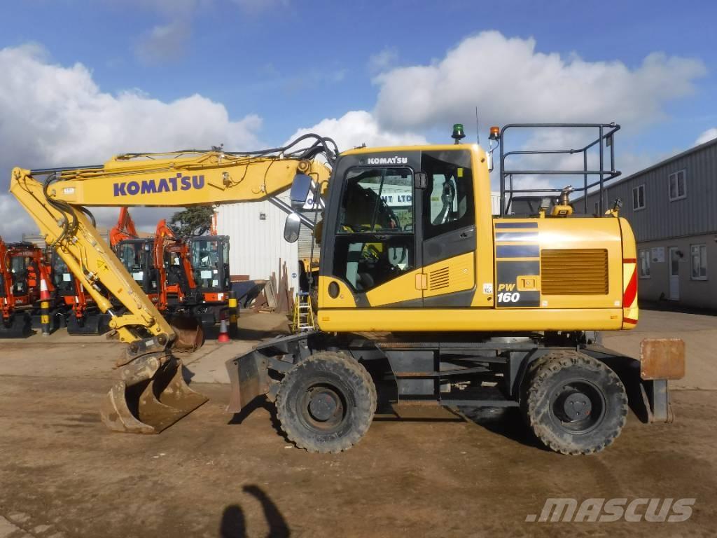Komatsu PW 160-11 轮式挖掘机