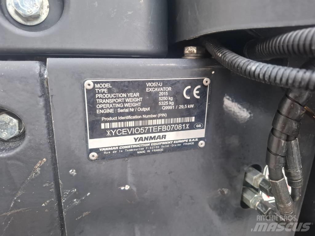 Yanmar Vio 57-U 小型挖掘机
