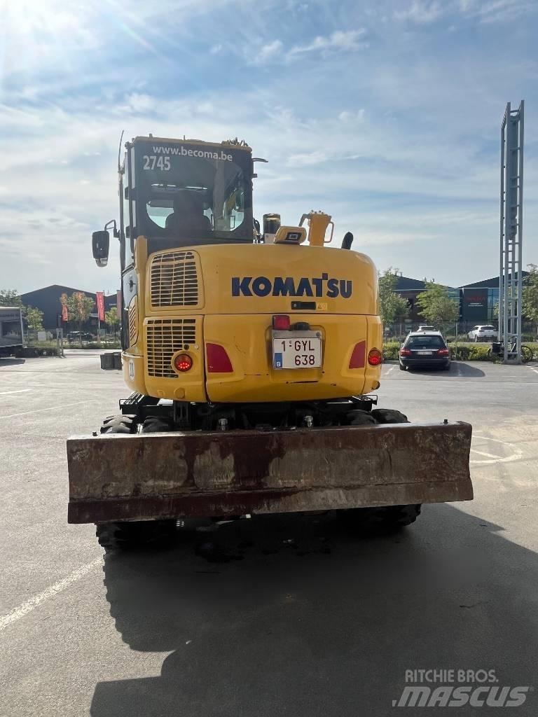 Komatsu PW98MR-10 轮式挖掘机