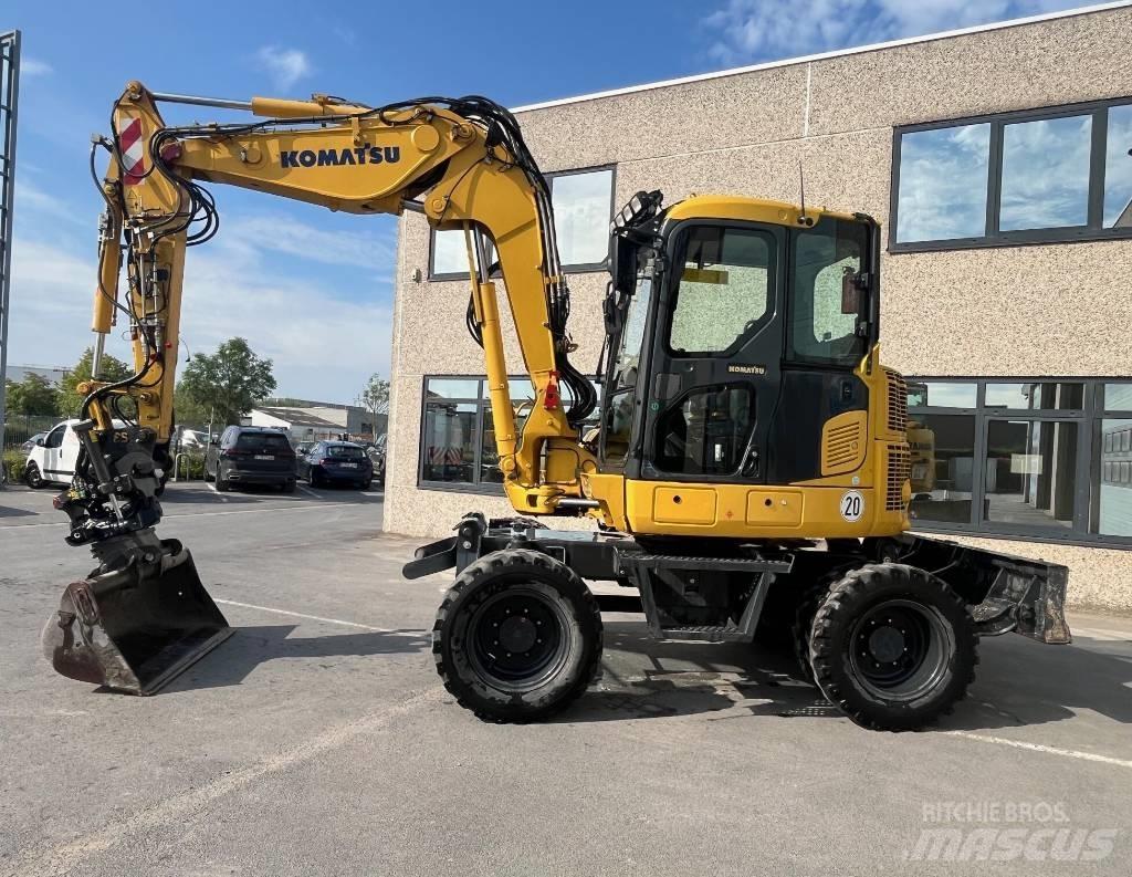 Komatsu PW98MR-10 轮式挖掘机