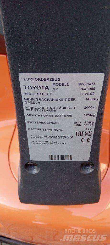 Toyota BT SWE145L 手推堆垛车