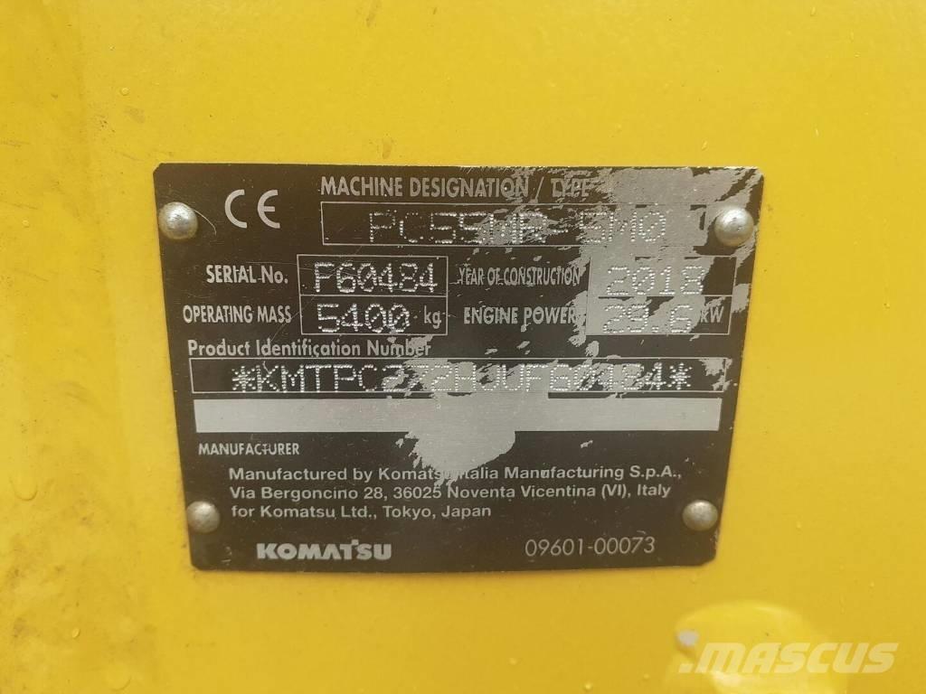 Komatsu PC 55 MR-5 履带挖掘机
