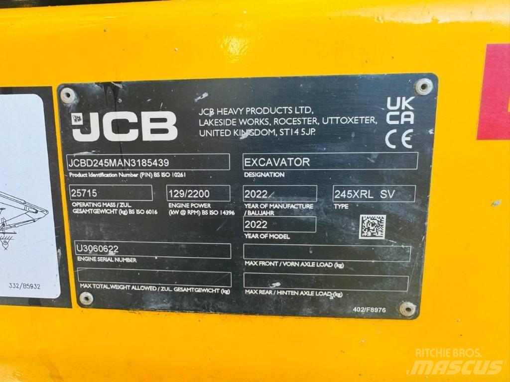 JCB 245 XR 履带挖掘机