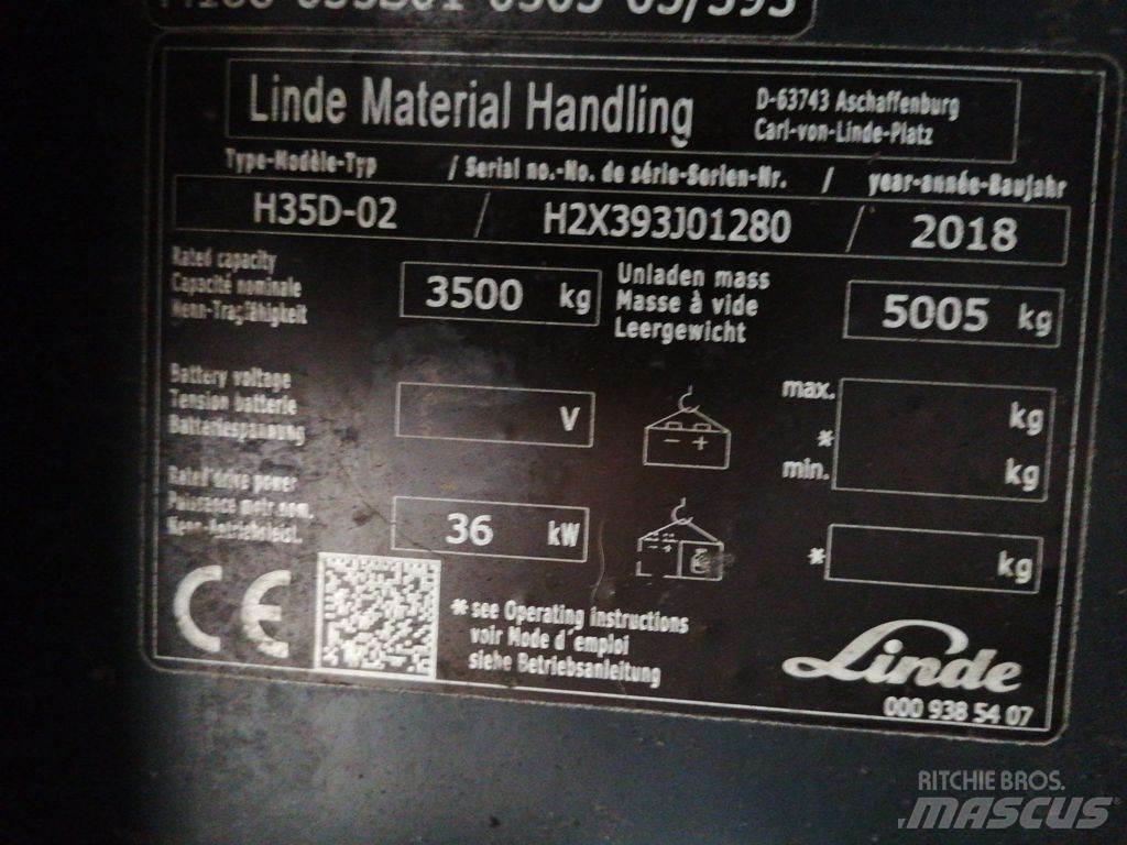 Linde H35D-02 柴油叉车
