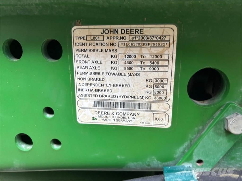 John Deere 6170R 拖拉机/农用车