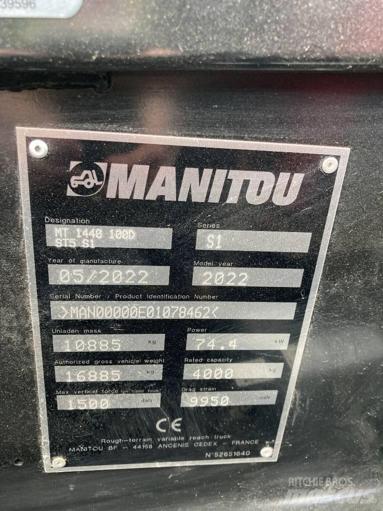 Manitou MT 1440 伸缩臂叉装车|叉装车