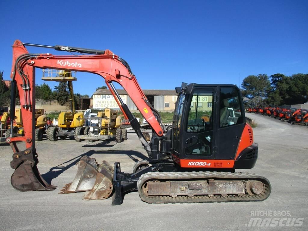 Kubota KX 080-4 中型挖掘机
