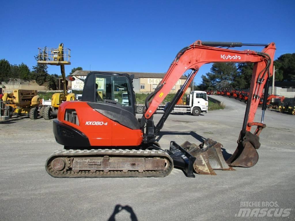 Kubota KX 080-4 中型挖掘机