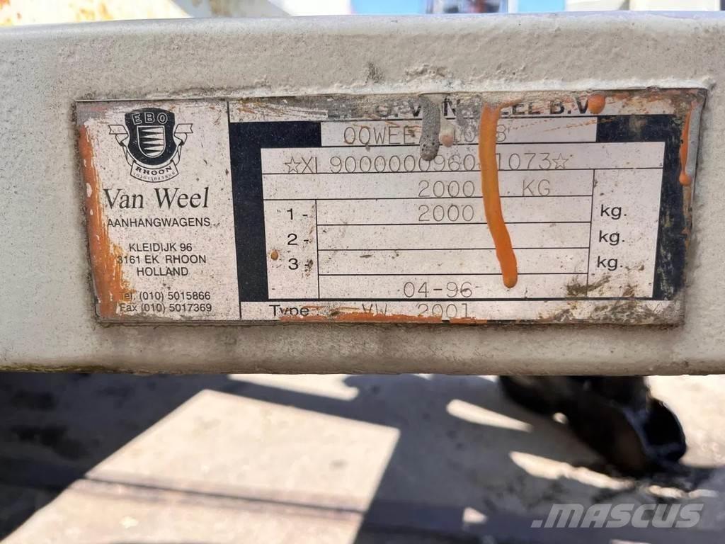 Van Weel VW 2001 厢式拖车