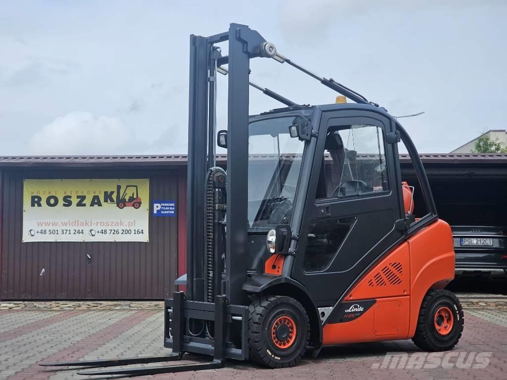Linde H25T-02 天然气叉车