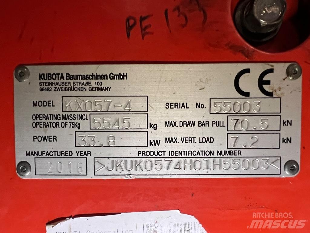 Kubota KX057 小型挖掘机