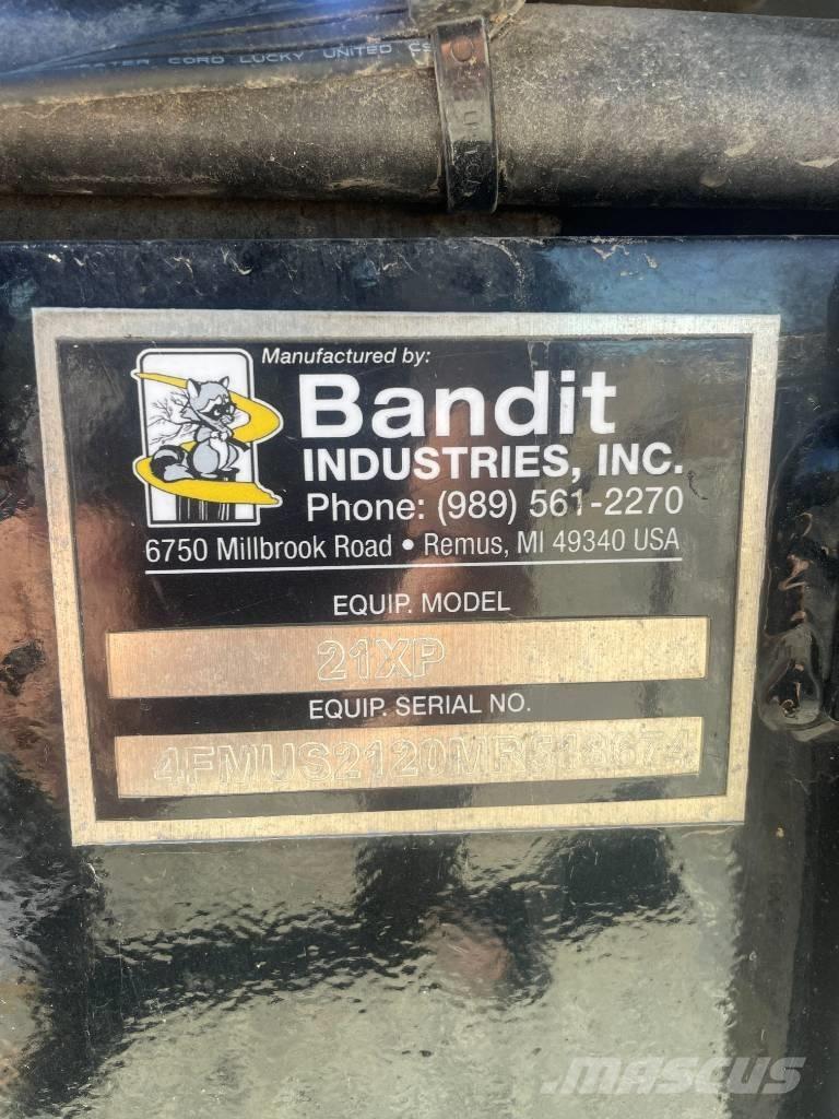 Bandit 21xp 木材削片机