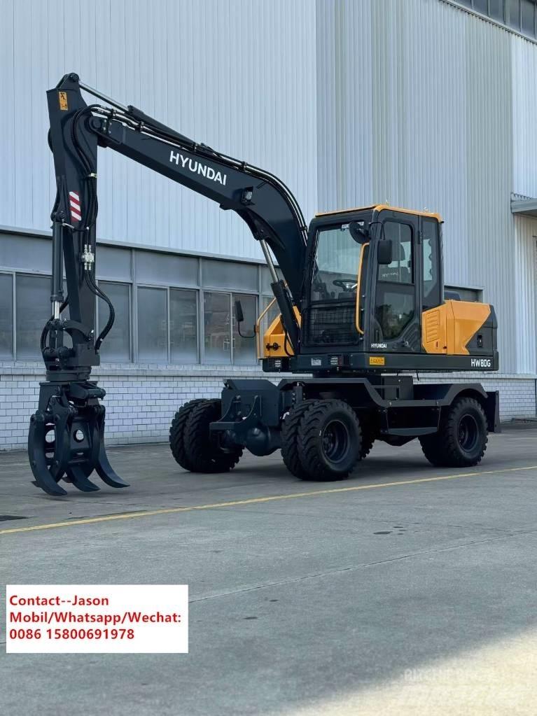 Hyundai HW80 轮式挖掘机