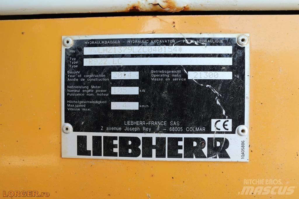 Liebherr R 922 LC 履带挖掘机