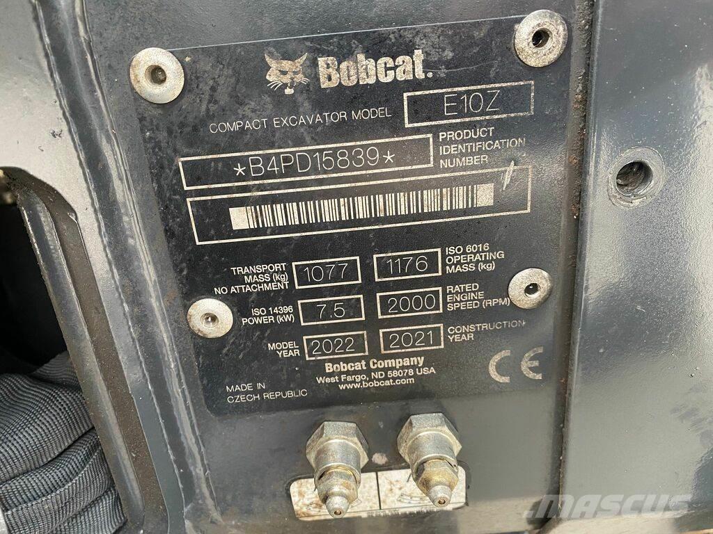 Bobcat e10z 2022 小型挖掘机