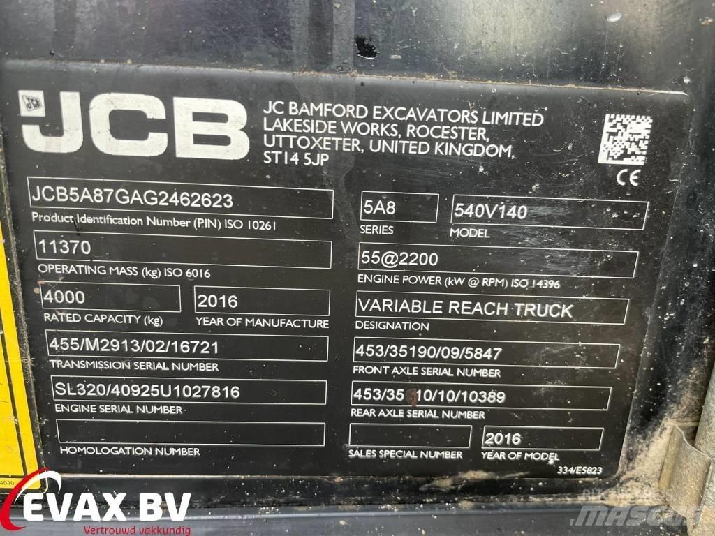 JCB 540-140 Loadall 电动叉车