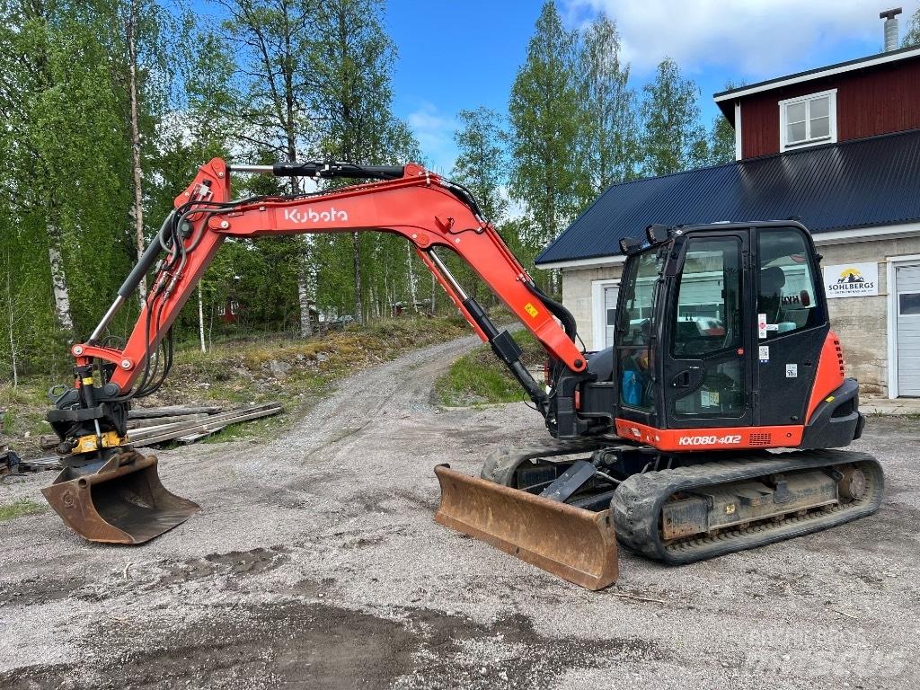 Kubota kx080-4a2 中型挖掘机