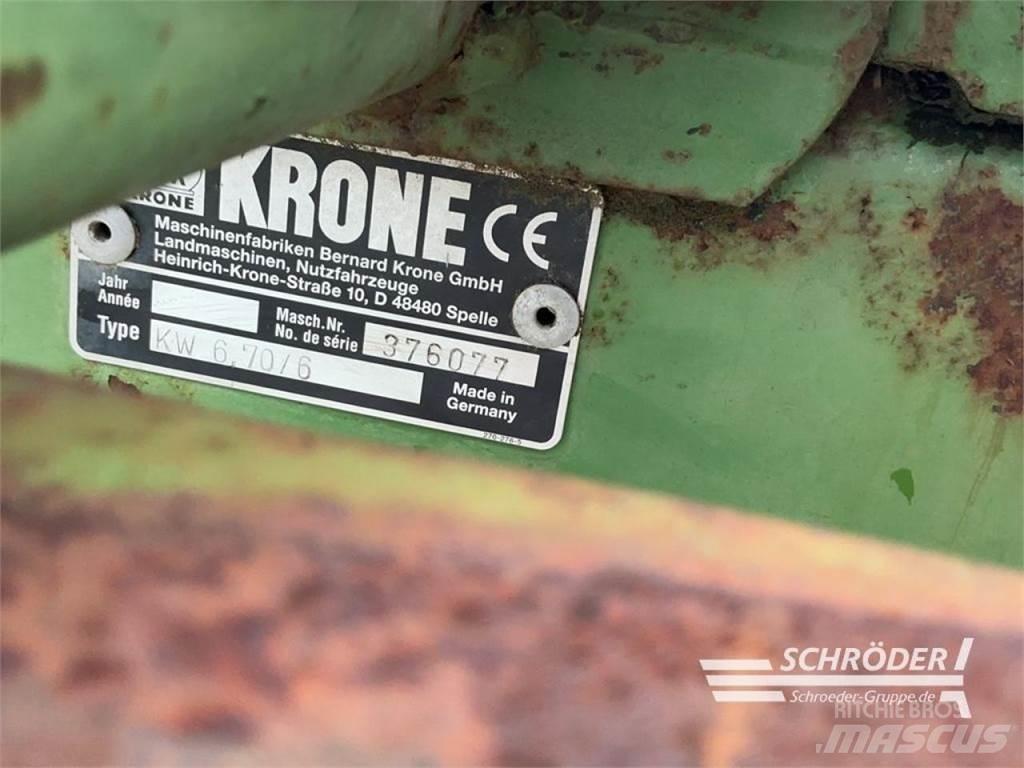 Krone KW 6.70/6 犁耙和摊草机