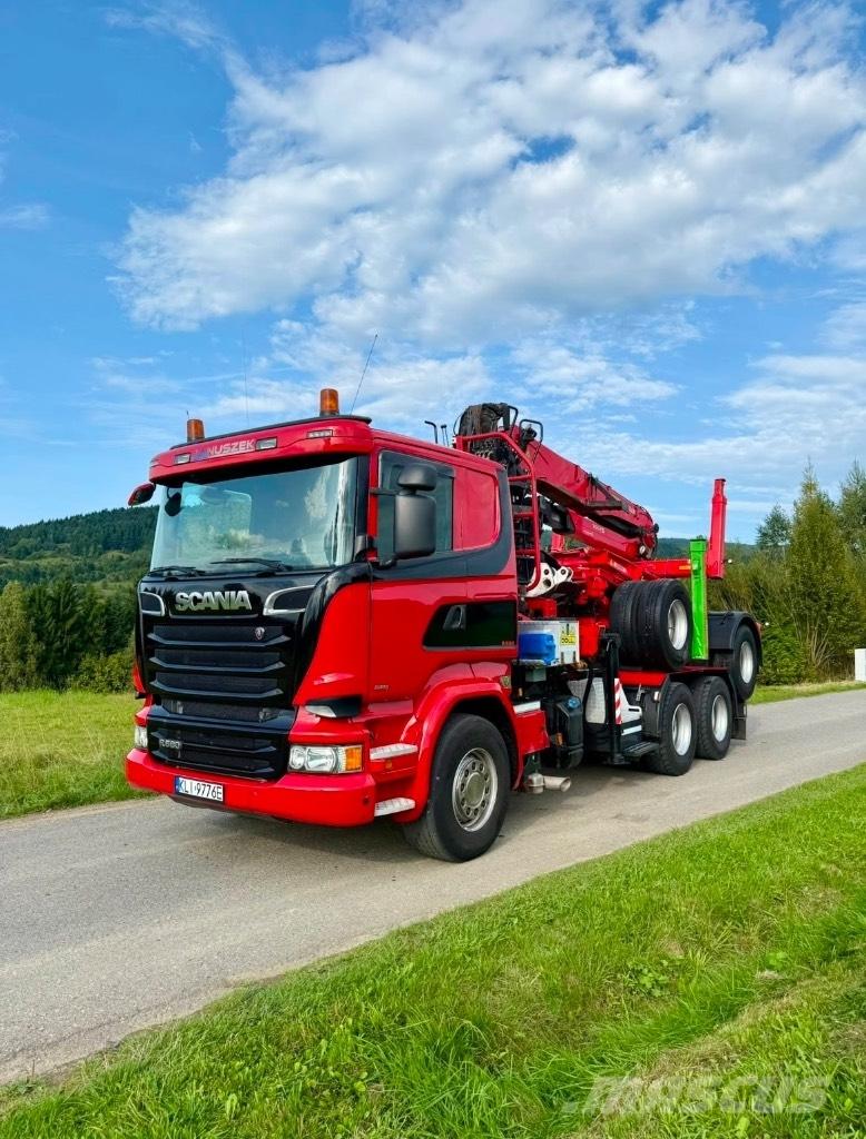Scania R580 V8 6x4 木材运输车