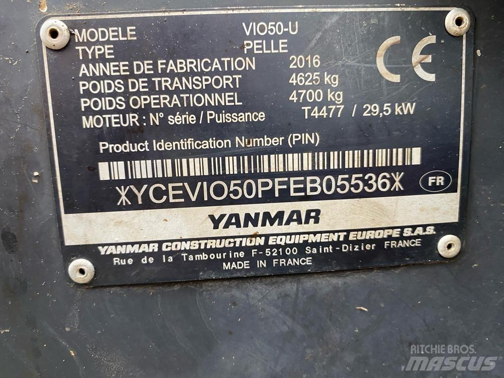 Yanmar Vio 50 U 小型挖掘机