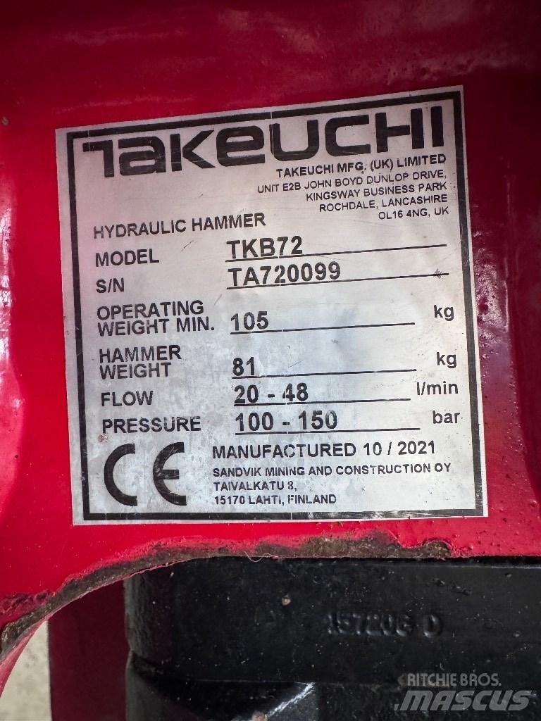 Takeuchi TB 219 小型挖掘机