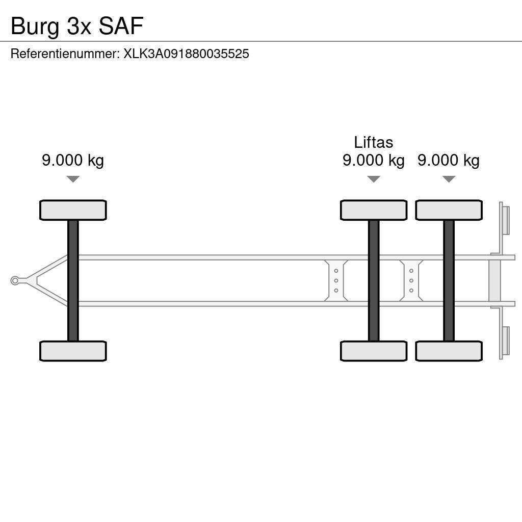 Burg 3x SAF 货柜车