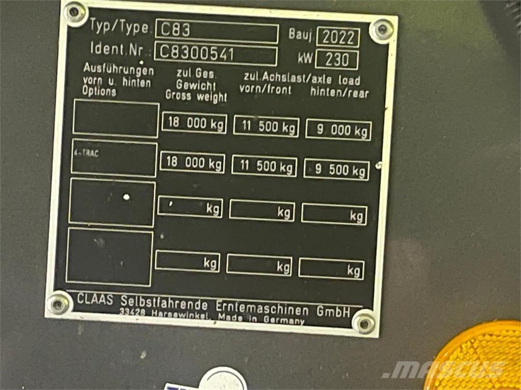 CLAAS Lexion 760 联合收割机