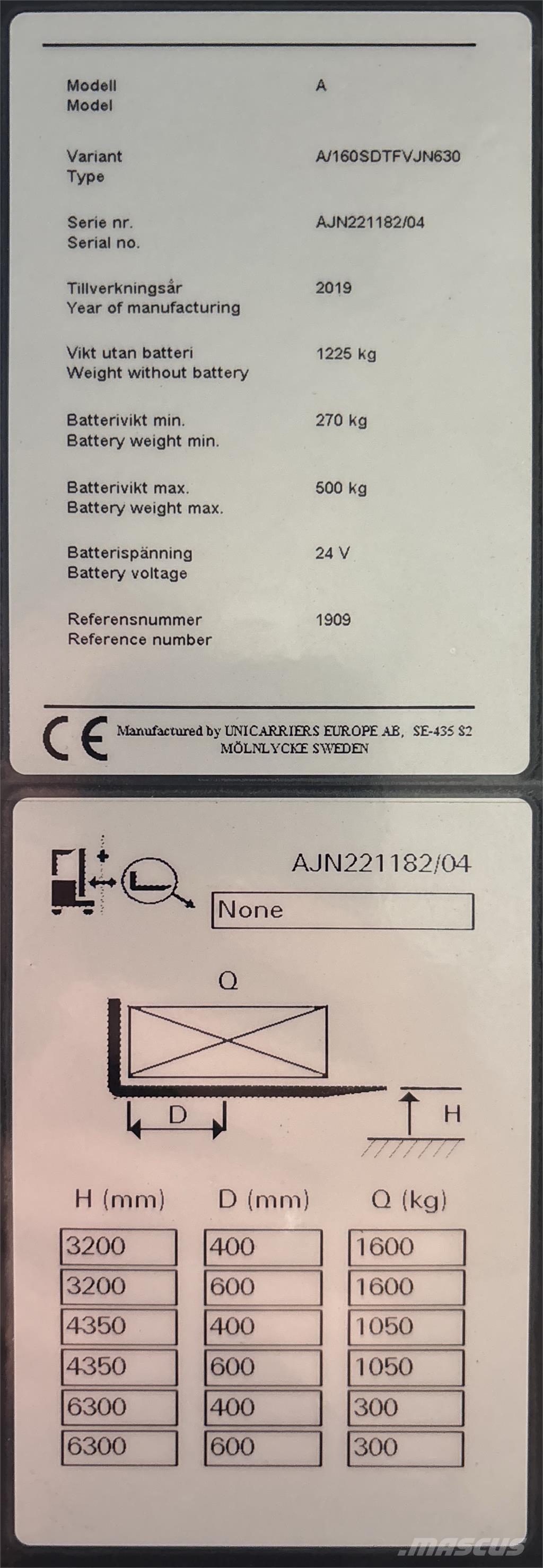Atlet A160 行走式堆垛机