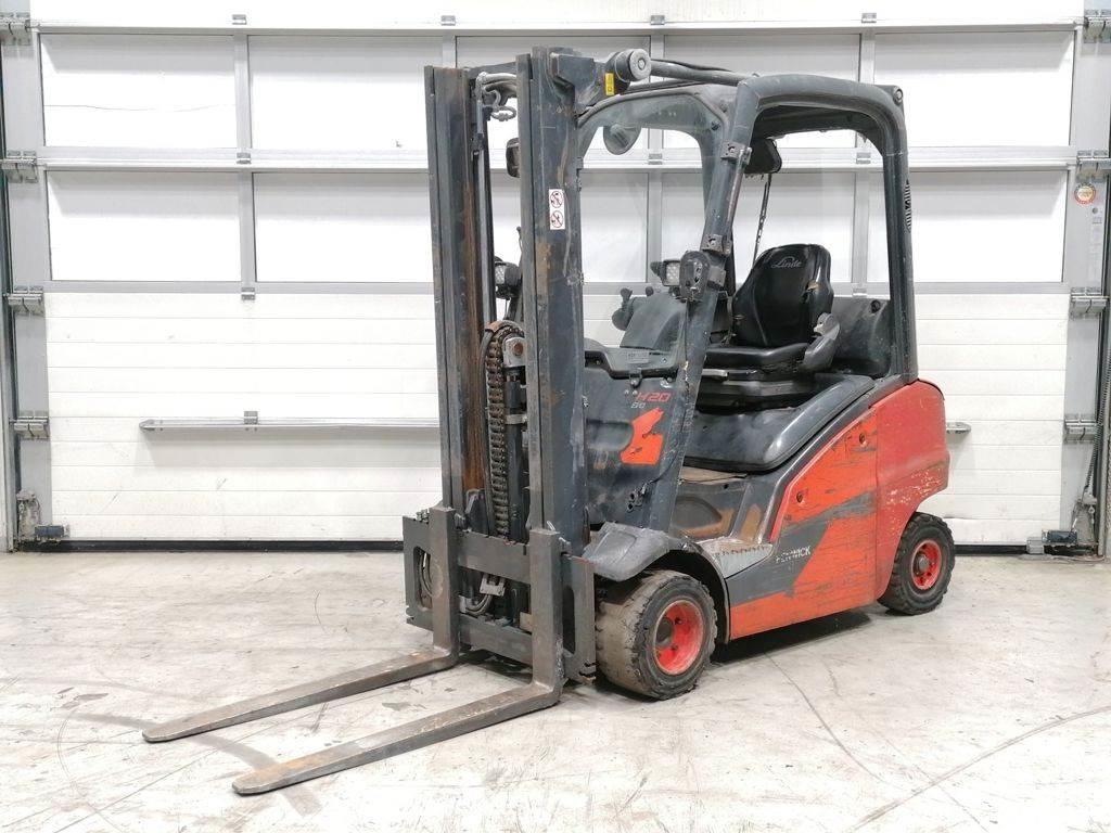 Linde H20T-01 天然气叉车