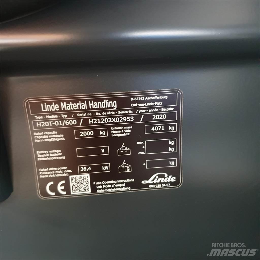 Linde H20T/600 天然气叉车