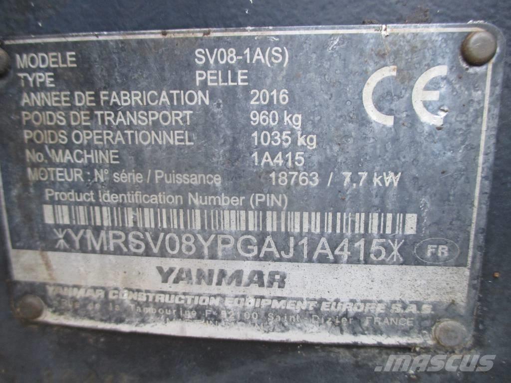 Yanmar SV 08-1 A 小型挖掘机