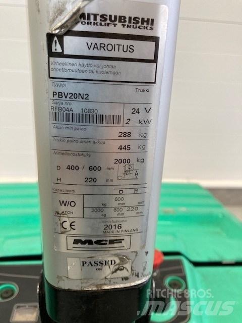 Mitsubishi PBV20N2 电动搬运车