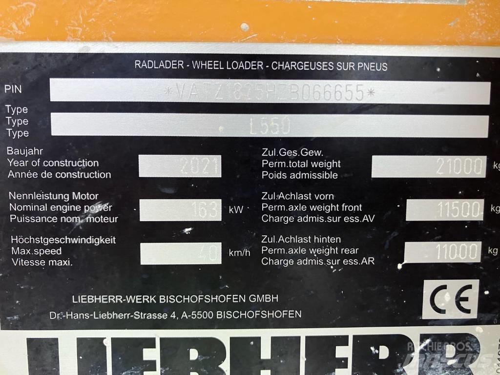 Liebherr L550 Xpower 轮式装载机