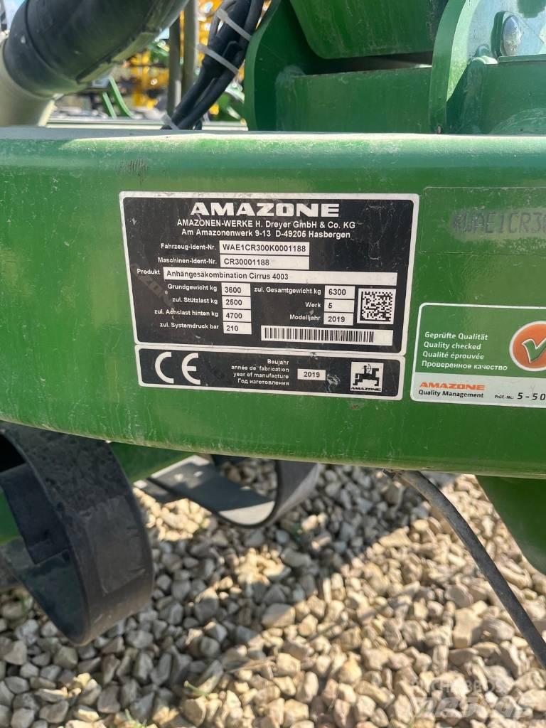 Amazone Cirrus 4003 条播机