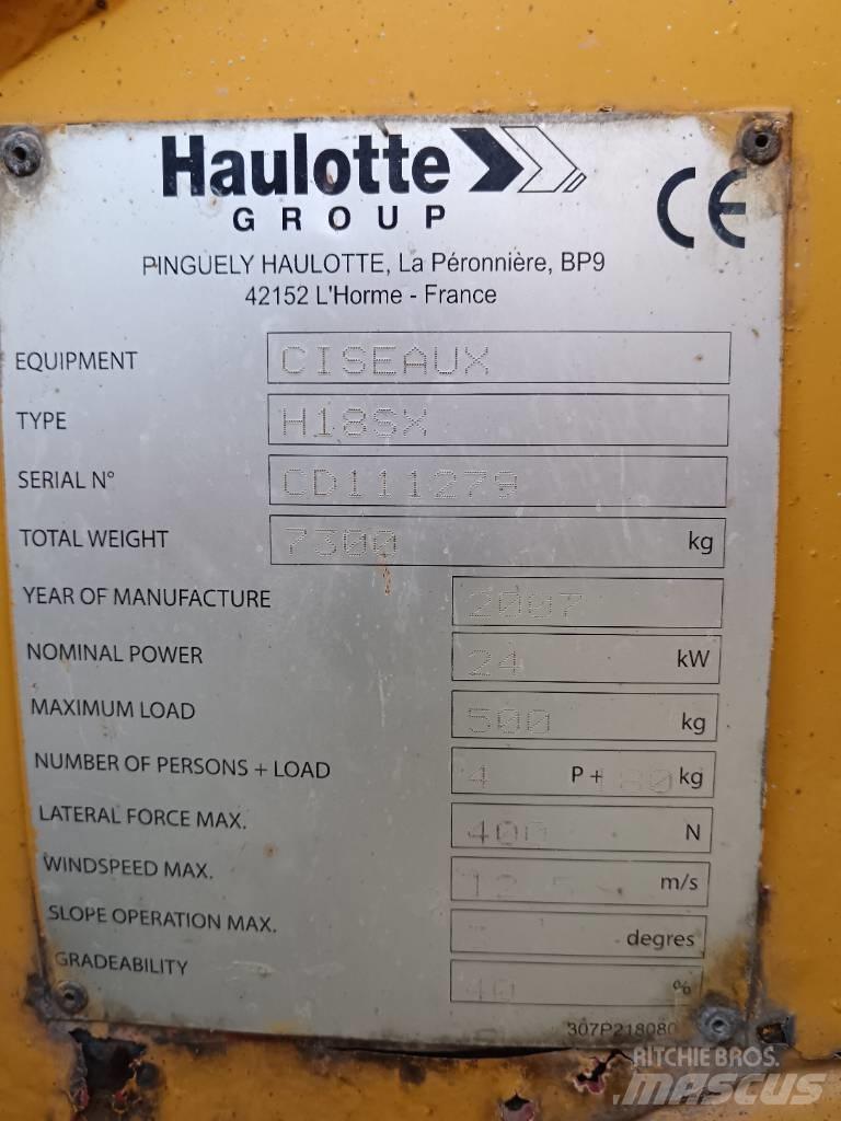 Haulotte H 18 SX 剪叉式升降机