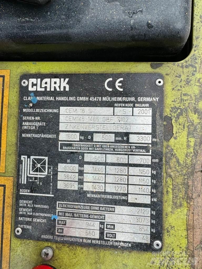 Clark CEM 16S 其他叉车