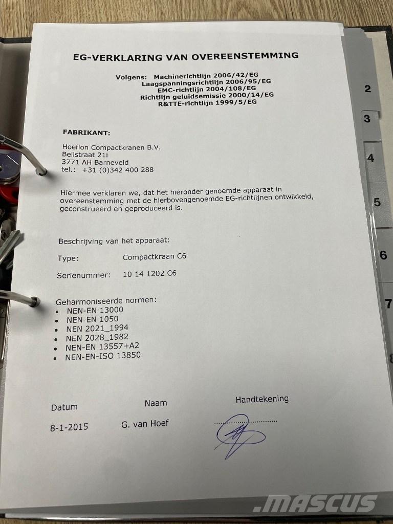 Hoeflon C 6 SOLD 轻小型起重机