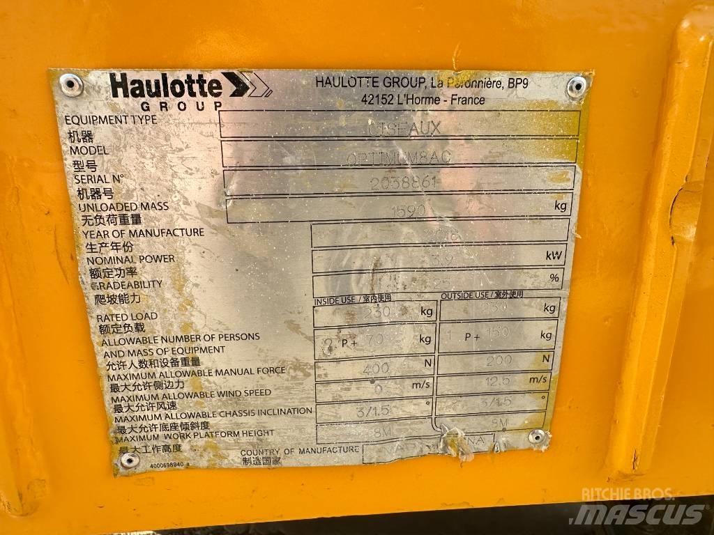 Haulotte OPTIMUM 8 剪叉式升降机