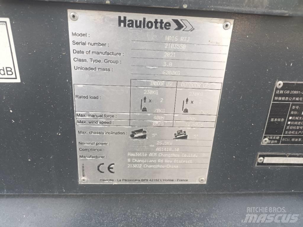 Haulotte HA16RTJ 曲臂高空工作平台