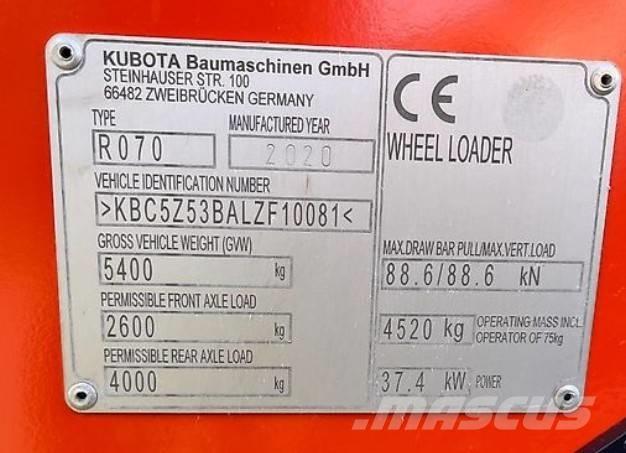 Kubota R 070 轮式装载机